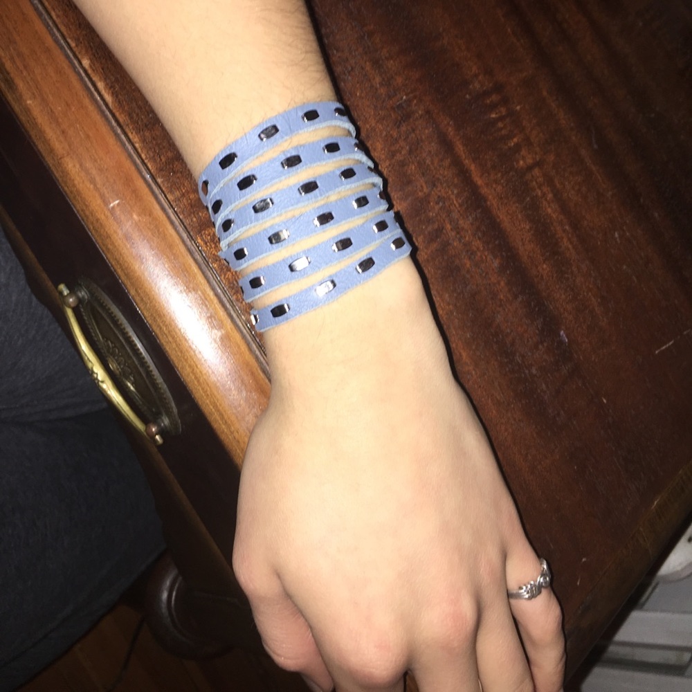 Leather wrap bracelet